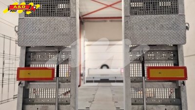 Dieplader met hefbed - geschikt voor machine transport